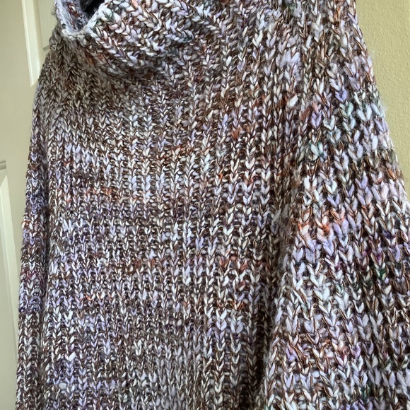 Rag & Bone Wool Blend Marled Funnel Neck Sweater Multicolor SZ L - Picture 6 of 16